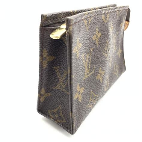 lv m47546|Louis Vuitton Toiletry Pouch 15 Monogram Brown .